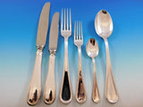 Giorgio by Zaramella Argenti Italy 800 Silver Flatware Set for 10 Dinner 63 Pcs