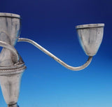 Duchin Creations Sterling Silver Candelabra Single 3-Light Gadroon Border #3849