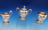 Francis I by Reed and Barton Sterling Silver Tea Set 7pc Rare w/ Kettle (#8502)