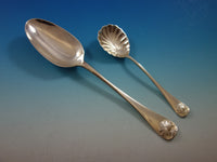 Williamsburg Shell by Stieff Sterling Silver Flatware Set Service 35 pcs Dinner