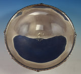 International Sterling Silver Serving Plate on Pedestal Leaf Shell Border #2739