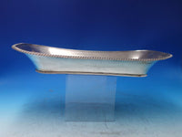 Gadroon Silver on Copper Roast Holder Tray Pan 15" x 7" Vintage (#6192)