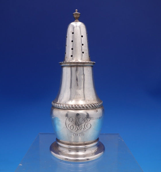 John Round English Estate Sterling Silver Muffineer Gadroon Border #W727 (#7282)