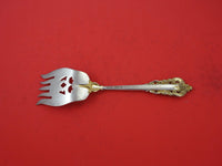 Grande Baroque Gold Accents by Wallace Sterling Beef Fork 7 1/4"