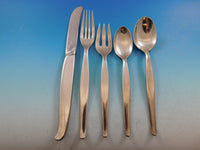 Contour by Towle Sterling Silver Flatware Set 12 Service 60 pieces Modern