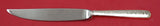 Rambler Rose by Towle Sterling Silver Steak Knife Not Serrated Custom 8"