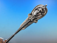 Wood & Hughes Sterling Silver Pie Server BC w/Woman "Julia" on Back 10 3/8"