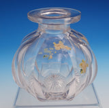 Etruscan by Gorham Sterling Silver Glass Perfume Bottle w/ Decals #D5737 (#9102)
