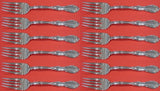 Fontana by Towle Sterling Silver Salad Fork Set 12 pieces 6 1/2"