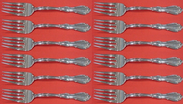 Fontana by Towle Sterling Silver Salad Fork Set 12 pieces 6 1/2"