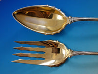 Old Colonial by Towle Sterling Silver Salad Set all-sterling GW 11 3/4" Rare!