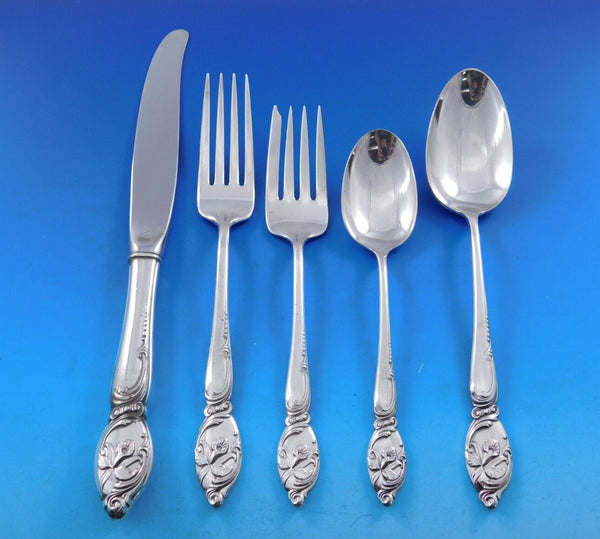 Enchanting Orchid by Westmorland Sterling Silver Flatware Set Service 70 pieces