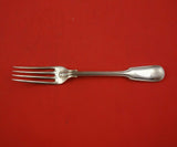 Fiddle Thread by James Robinson Sterling Silver Dinner Fork 4-Tine Turned Up