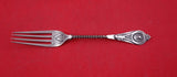 Medallion by Albert Coles Sterling Junior Fork brite-cut twisted handle 6 1/2"