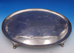 Hester Bateman English Georgian Sterling Silver Tray Oval w/Feet c. 1789 (#7619)