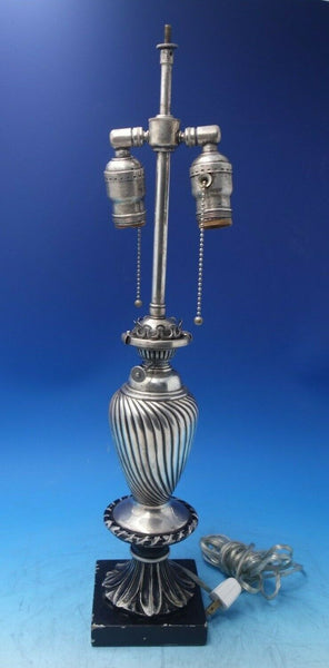 James Deakin & Sons Sheffield English Sterling Silver Victorian Lamp (#6495)