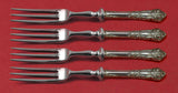 French Renaissance by Reed and Barton Sterling Silver Fruit Fork Set 4-Pc Custom