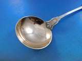 Ram by Schohay and Ludwig Coin Silver Oyster Ladle GW 3-D 11 1/4" Not Scalloped