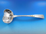 Lap Over Edge Mixed Metals by Tiffany Sterling Silver Soup Ladle w/ Frog 11 1/2"