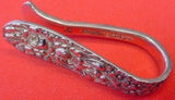 Hunt Club by Durgin Sterling Silver Napkin Clip Custom Made To Order 2 1/4"
