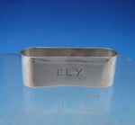 Sterling Silver Napkin Ring Plain Mongrammed C.L.Y. 2 5/8" x 3/4" x 7/8" (#6877)