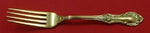 Wild Rose Vermeil By International Sterling Silver Regular Fork 7 1/4" Flatware