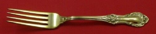Wild Rose Vermeil By International Sterling Silver Regular Fork 7 1/4" Flatware