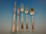 Autumn Leaves by Reed and Barton Sterling Silver Flatware Set 8 Service 50 Pcs