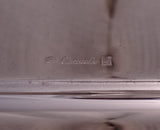 Vertigo by Christofle Silverplate Appetizer Plate w/Ring Handle Unused #8749