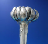 Black Starr Frost Sterling Silver Bud Vase Chrysanthemum Leaves #7384 (#5709)