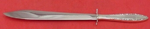 Lace Point by Lunt Sterling Silver Roast Carving Knife 11 1/2"