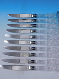 Waterford Crystal Handle Flatware Set Service Lot 20 pcs Dinner Forks & Knives
