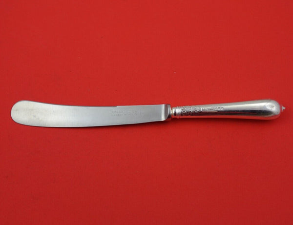 Mary II by Crichton English Sterling Silver Dinner Knife Cannon Handle 9 3/4"