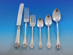 Orleans by Lunt Sterling Silver Flatware Set for 12 Service 82 pieces Scarce