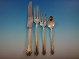 Chased Romantique by Alvin Sterling Silver Flatware Set 12 Service 91 pcs Dinner