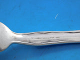 Lap Over Edge Acid Etched by Tiffany Sterling Regular Fork Cicada Bug 7 1/4"