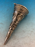 English Sterling Silver Tussie Mussie Posey Posy Holder with Jaws C1874 (#J1201)