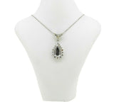 Platinum Pendant 1 Carat Fancy Gray Genuine Natural Diamond GIA Report (#J4654)