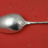 Rocaille by Gebrüder Reiner German 800 Silver Vegetable Serving Spoon 10 1/2"