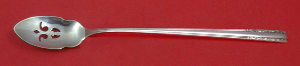 Chapel Bells by Alvin Sterling Silver Olive Spoon Pierced Long 7" Custom Made