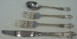 Orchid Elegance By Wallace Sterling Silver Regular Size Place Setting(s) 4pc