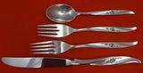 Rose Ballet by International Sterling Silver Dinner Size Place Setting(s) 4-Pc
