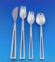 Avanti by Celsa Mexico Sterling Silver Flatware Set 8 Service Modern 42 pieces