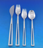 Avanti by Celsa Mexico Sterling Silver Flatware Set 8 Service Modern 42 pieces