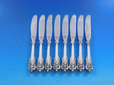 Grande Baroque by Wallace Sterling Silver Butter Spreader HH Modern Set of 8 pcs