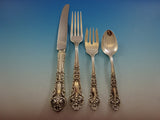French Renaissance Reed & Barton Sterling Silver Flatware Set 8 Service 49 pc Dn