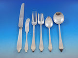 Clinton by Tiffany and Co Sterling Silver Flatware Set 12 Service 74 Pieces