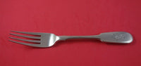 Grachev Russian Sterling Silver Dinner Fork c. 1896 8" Flatware