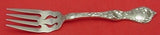 Les Cinq Fleurs by Reed and Barton Sterling Silver Pastry Fork Pierced 2 Hole 6"