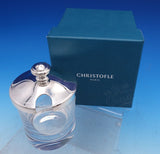 Albi by Christofle Silverplate Glass Sugar Bowl in Orig Box 4 1/4" x 3" (#7890)